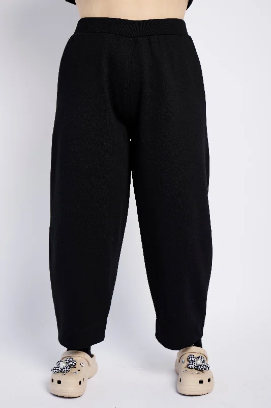 Fleece Joggers in Black