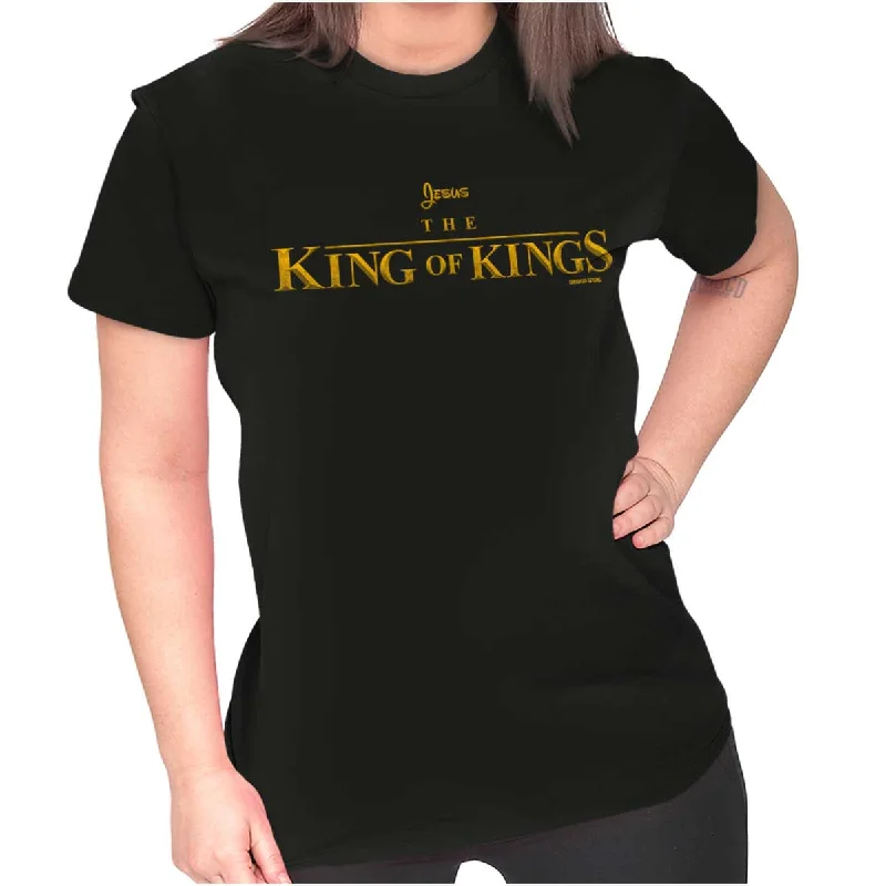 Jesus King Of Kings Ladies T Shirt