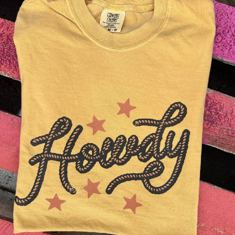 Online Exclusive | Howdy Rope Graphic Tee in Mustard