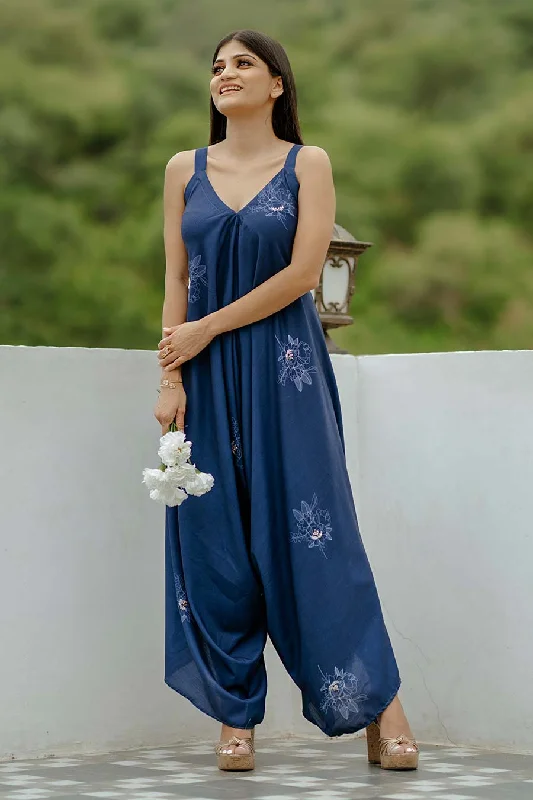 Twilight Blue Palazzo Jumpsuit