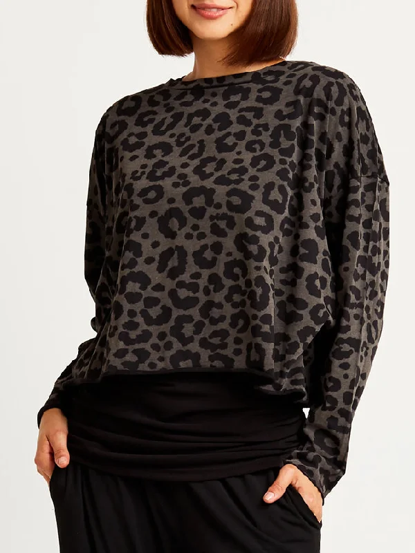 Planet Mini Boxy Leopard T