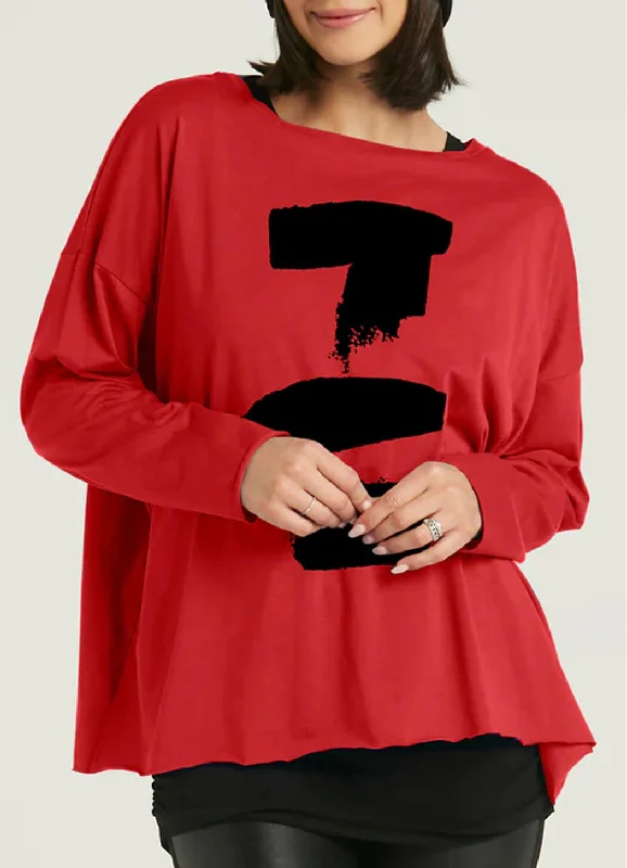 Planet Brush Stroke Boxy Tee