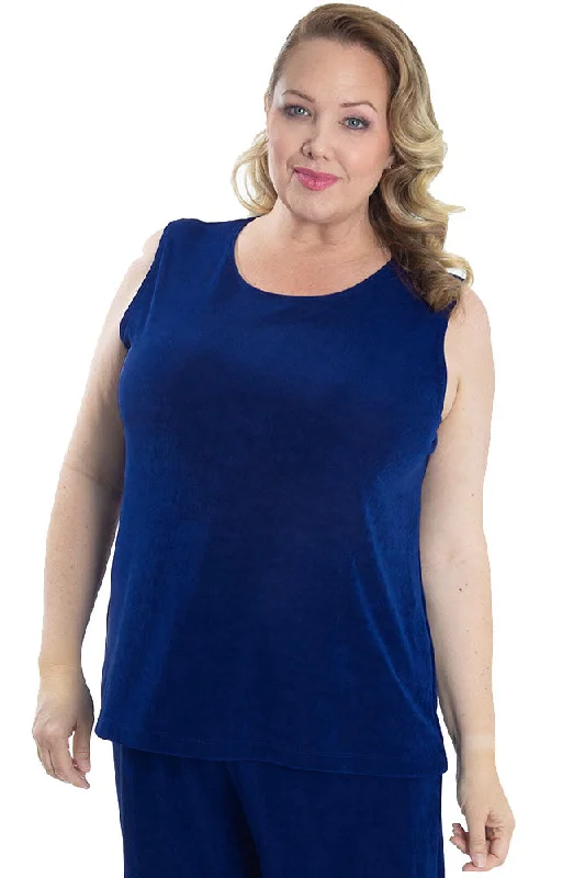 Vikki Vi Classic Royal Blue Tank