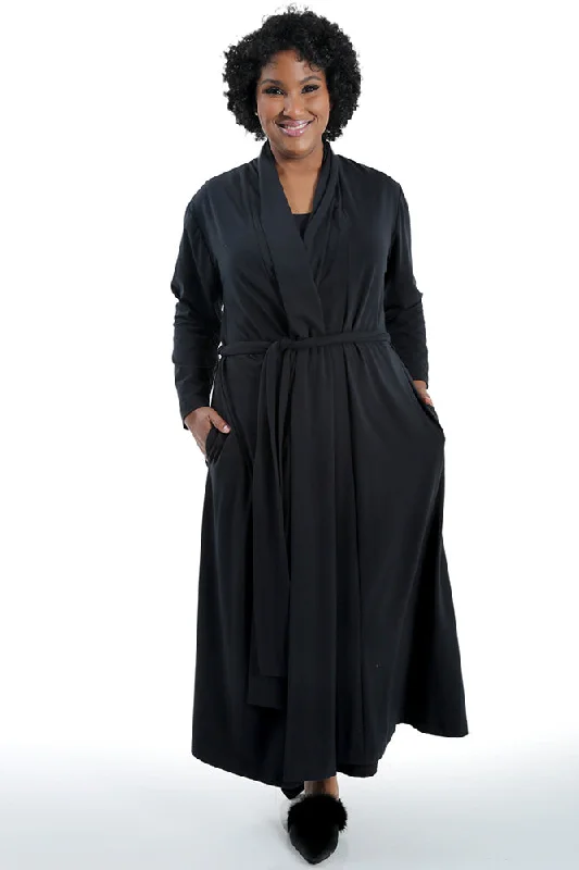 Vikki Vi Ralmtex Black Spa Robe