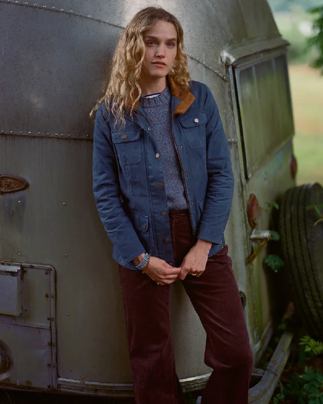 Women's Five Pocket Pant in Brown Corduroy