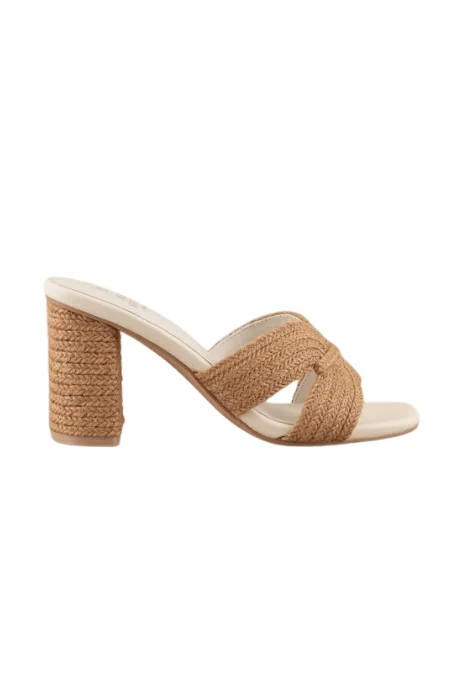 Vacation Ready Raffia Heeled Sandal