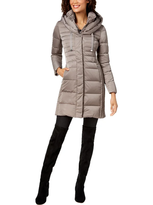 Mia Womens 2-in-1 Fitted Down Coat