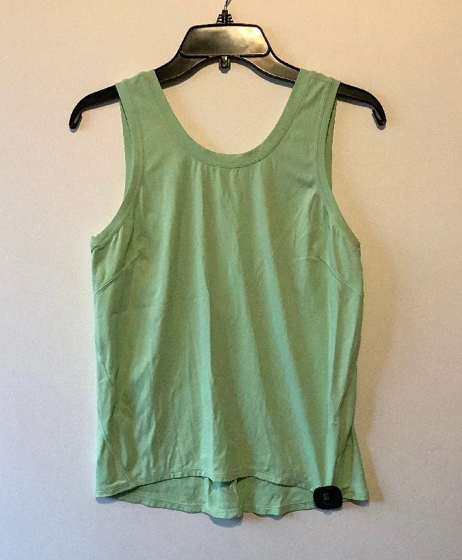 Athletic Tank Top By Lululemon In Green, Size: M