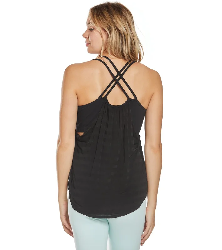 Hard Tail All In One Yoga Tank Top Black