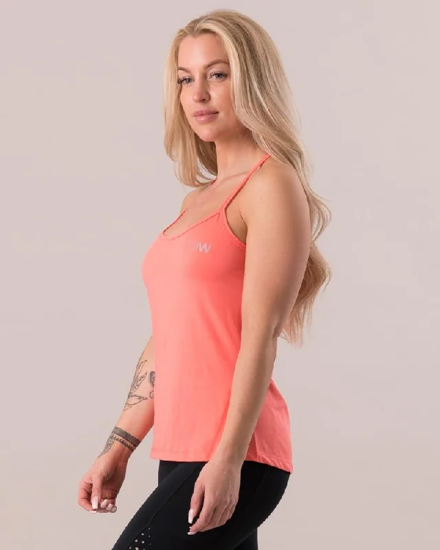 ICIW Spaghetti Tank Top - Peach