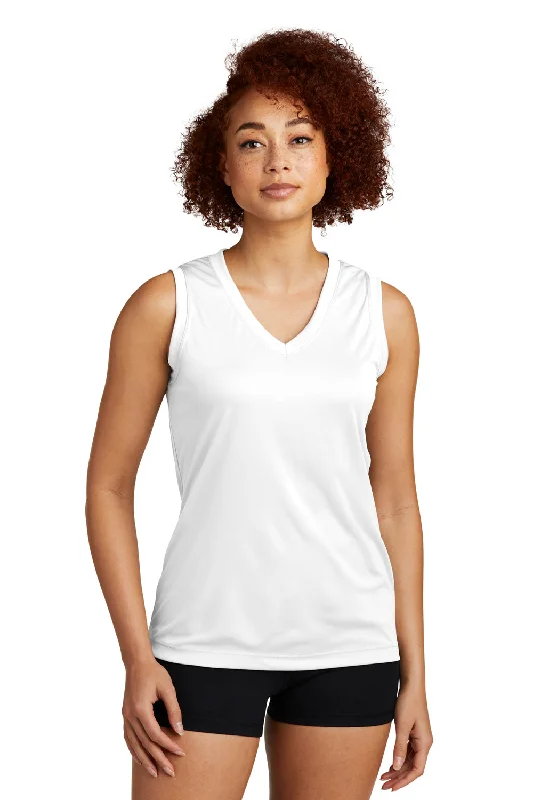 Sport-Tek Womens Competitor Moisture Wicking Tank Top - White