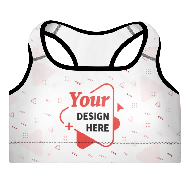 All-Over Print Padded Sports Bra