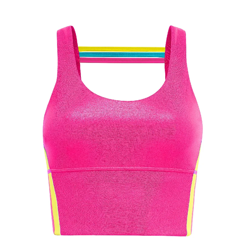 Barbara Girl Long Sports Bra - Pink