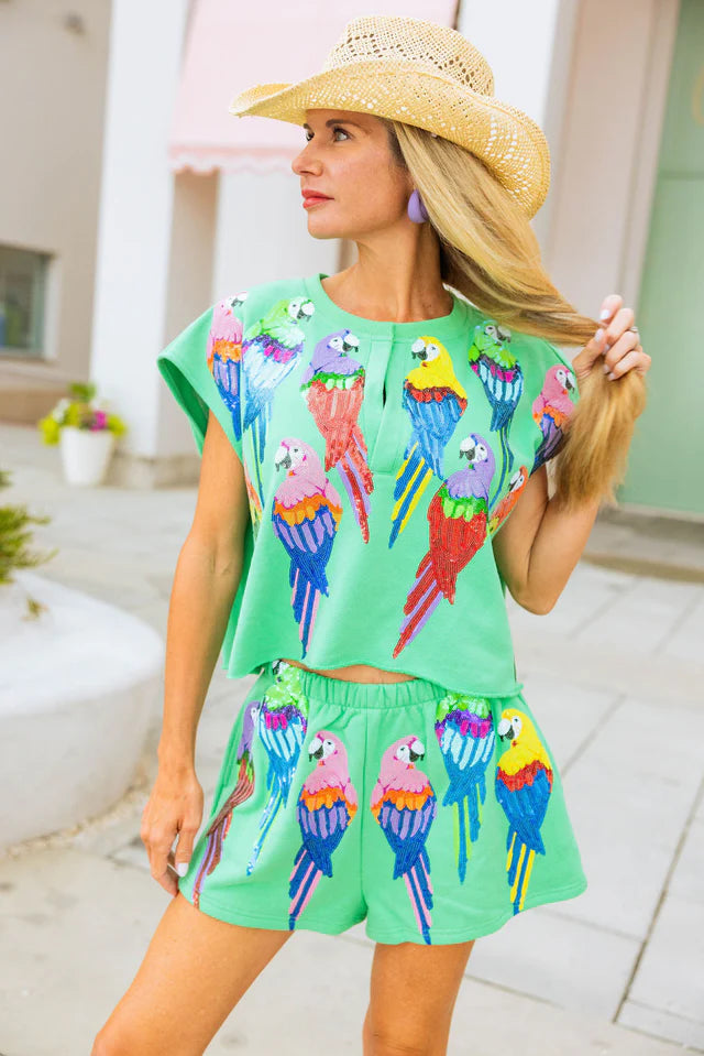 Scattered Parrot Short