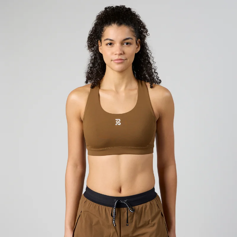 Stamina™ Scoop Neck Run Bra - Nutmeg