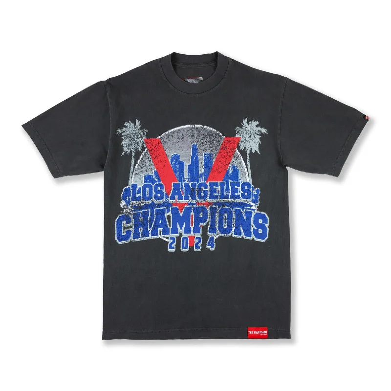 2024 Los Angeles Champions T-Shirt - Vintage Black