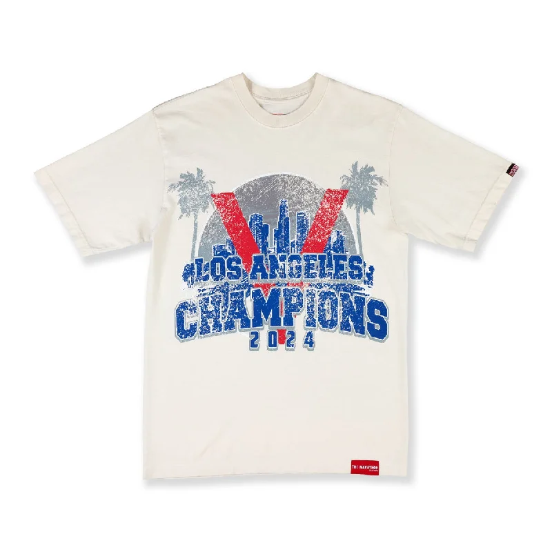 2024 Los Angeles Champions T-Shirt - Cream