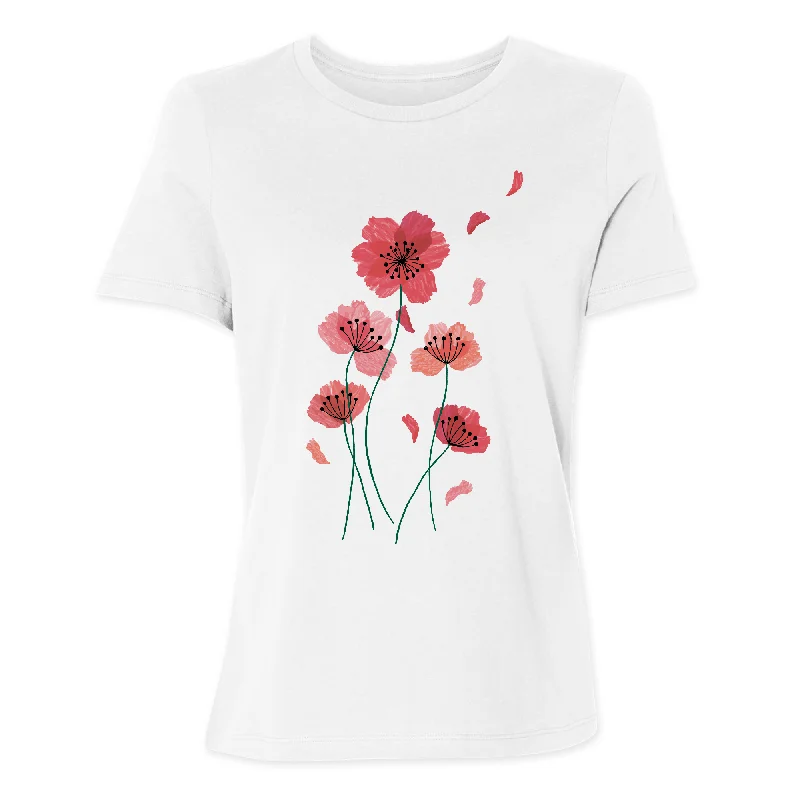 Blowing Poppies Women's T-Shirt