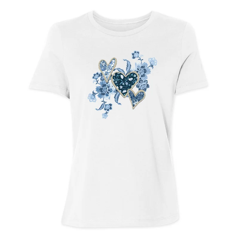 Denim Hearts Women's T-Shirt