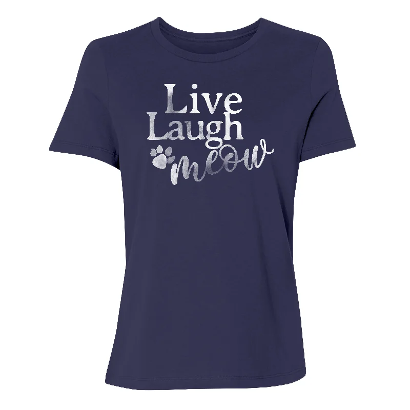 Live Laugh Meow Women's T-Shirt