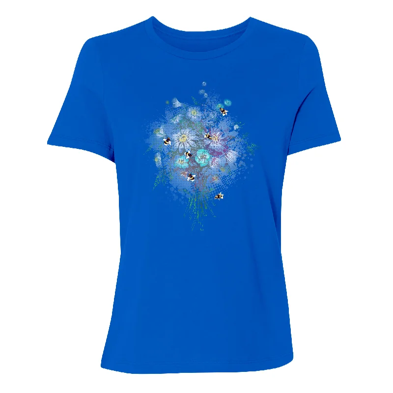 Pastel Bees Bouquet Women's T-Shirt