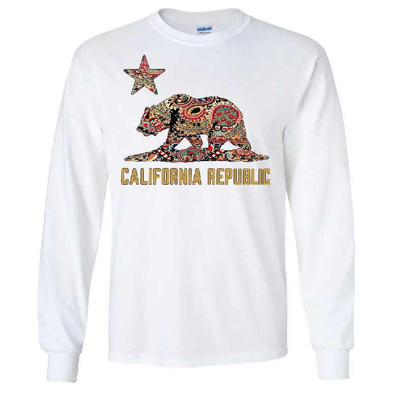 California Republic Paisley Long Sleeve Shirt