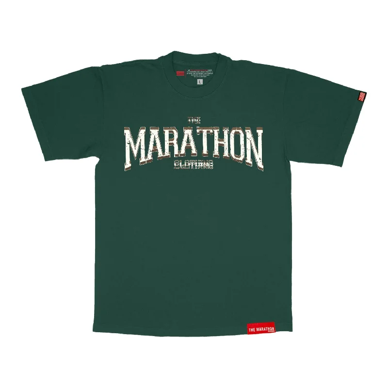 Marathon Clothing Beveled T-Shirt - Forest