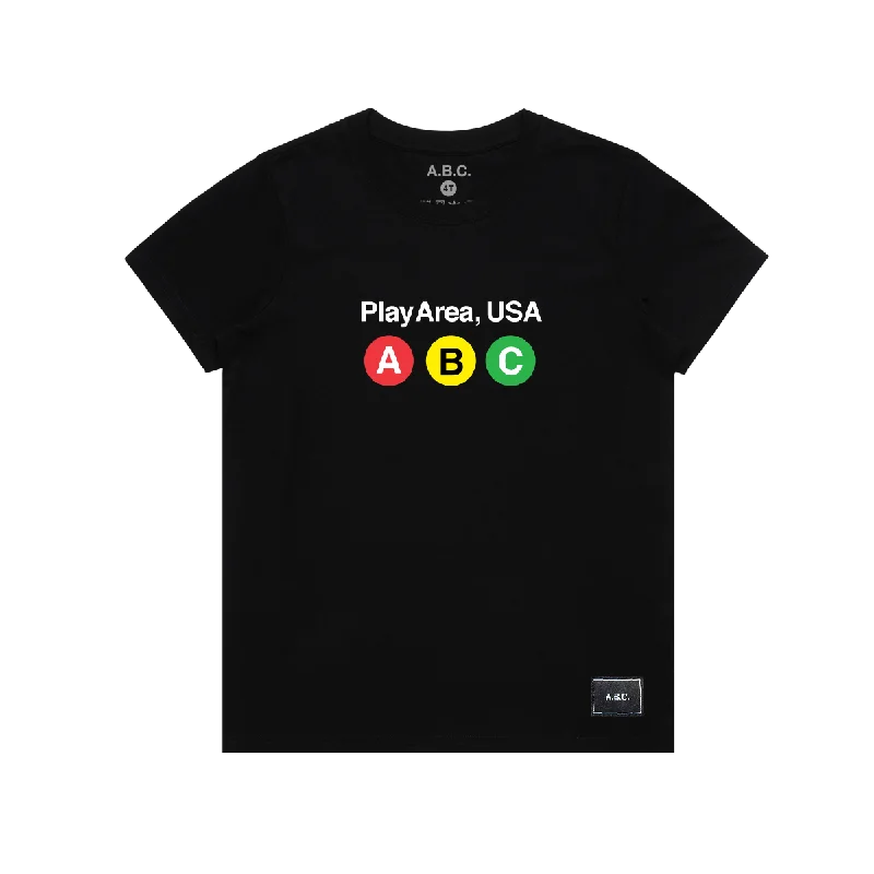 PLAY AREA  TEE (BLACK)