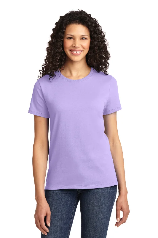 Port & Company Womens Essential Short Sleeve Crewneck T-Shirt - Lavender Purple