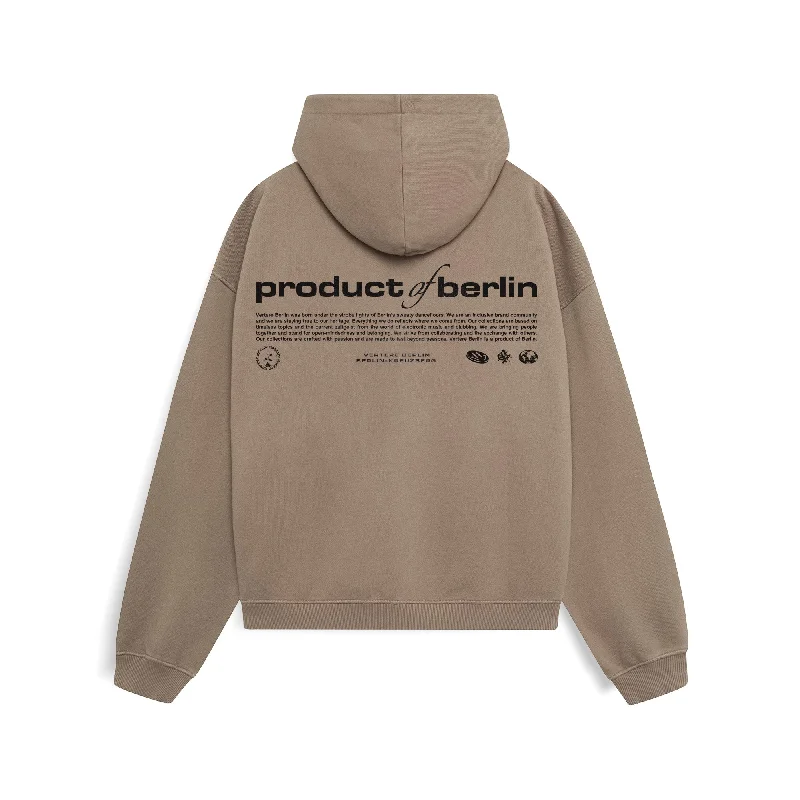 PRODUCT OF BERLIN HOODIE - OAK