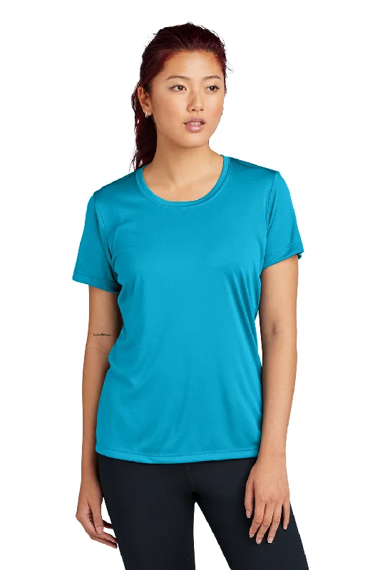 Sport-Tek Womens Competitor Moisture Wicking Short Sleeve Crewneck T-Shirt - Atomic Blue